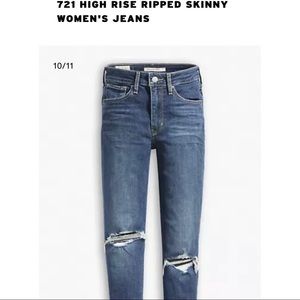 Levi 721 in size 30